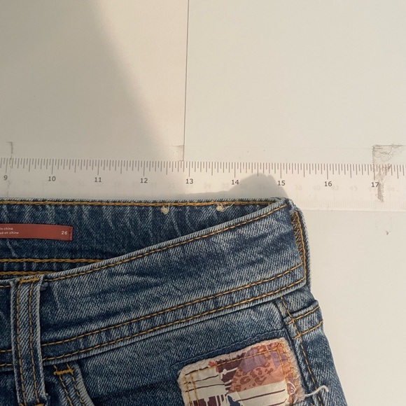 Pilcro and the Letterpress Slim Boyfriend Quilted Patchwork Jeans‎ - Picture 14 of 14